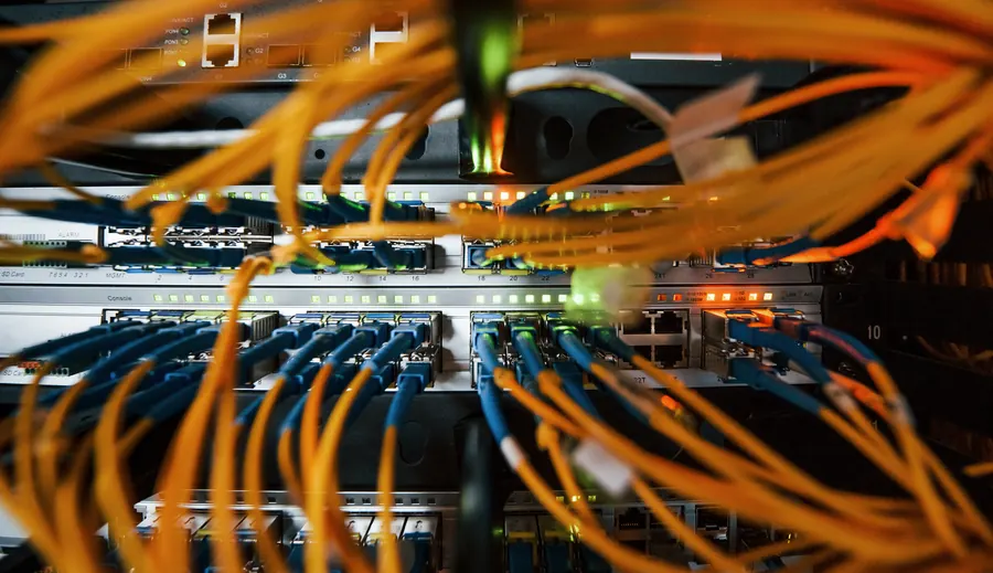 Spectrum home internet equipment set up in Racine